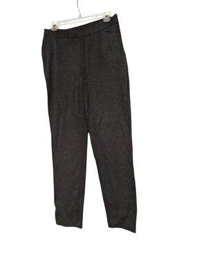 J.Jill Ponte Slim Leg Womens Pants Tall S Dark Gray Casual Comfort